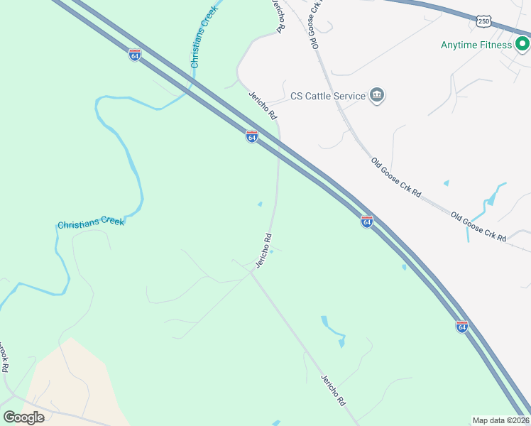 map of restaurants, bars, coffee shops, grocery stores, and more near 387 Jericho Road in Fishersville