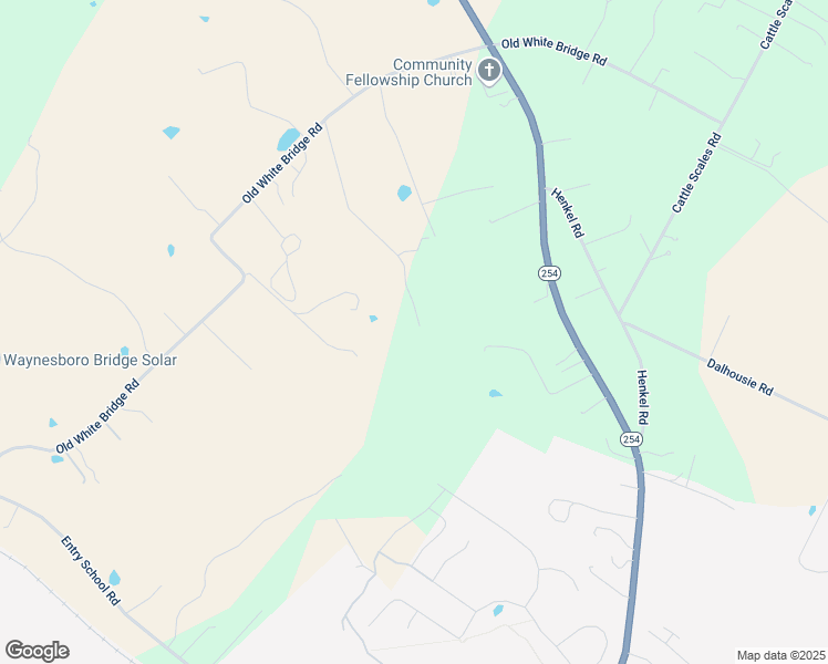 map of restaurants, bars, coffee shops, grocery stores, and more near 997 Old White Bridge Road in Waynesboro