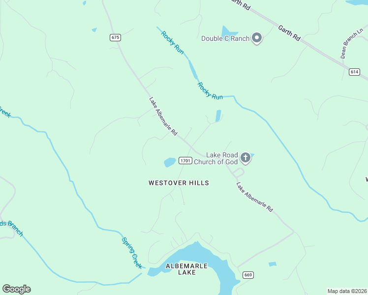 map of restaurants, bars, coffee shops, grocery stores, and more near 2312-2398 County Road 1701 in Charlottesville