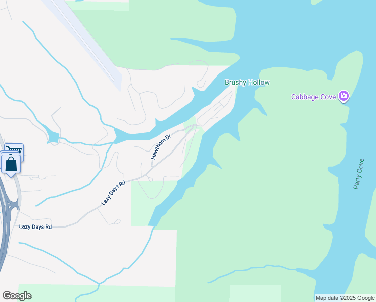 map of restaurants, bars, coffee shops, grocery stores, and more near 5749-5765 Parkview Court in Osage Beach