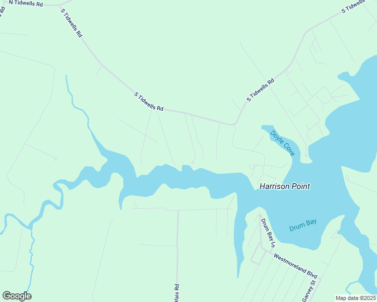 map of restaurants, bars, coffee shops, grocery stores, and more near 796 South Tidwells Road in Montross