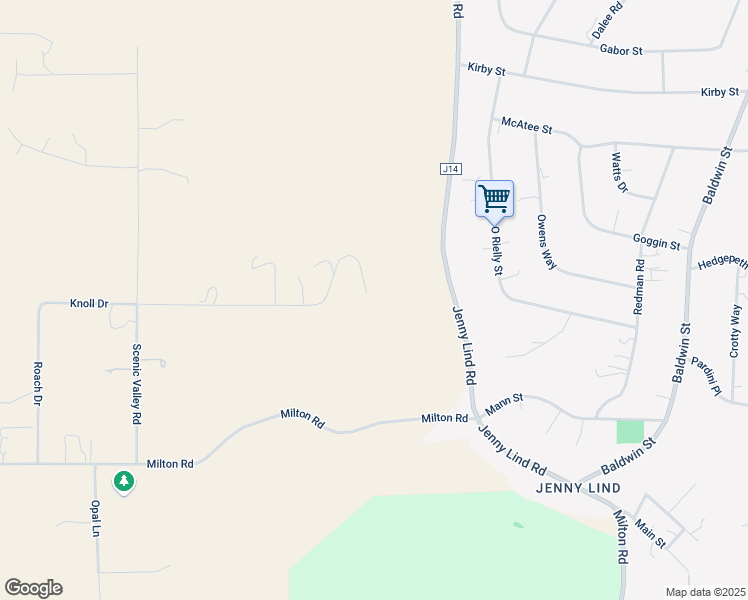 map of restaurants, bars, coffee shops, grocery stores, and more near 10843 Knoll Drive in Valley Springs