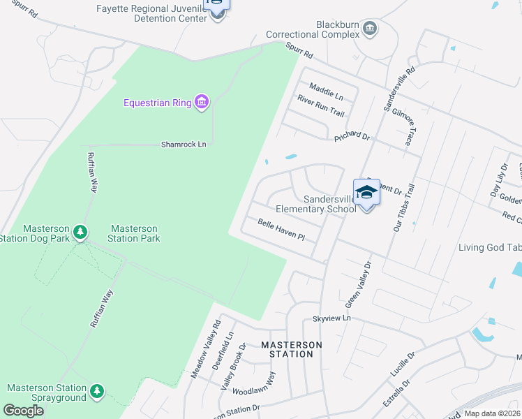 map of restaurants, bars, coffee shops, grocery stores, and more near 2852 Jenna Rest in Lexington