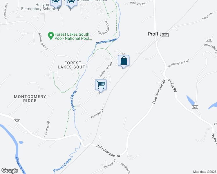 map of restaurants, bars, coffee shops, grocery stores, and more near 1070 Bristlecone Lane in Charlottesville