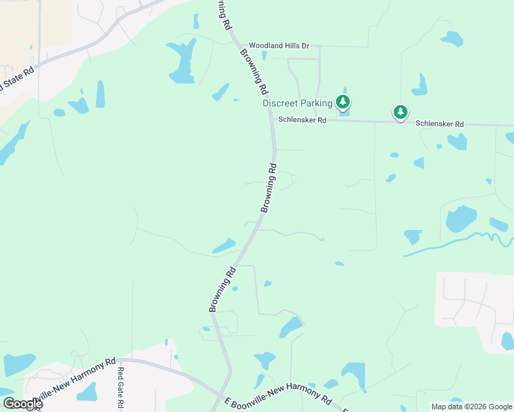 map of restaurants, bars, coffee shops, grocery stores, and more near 13800 Browning Road in Evansville