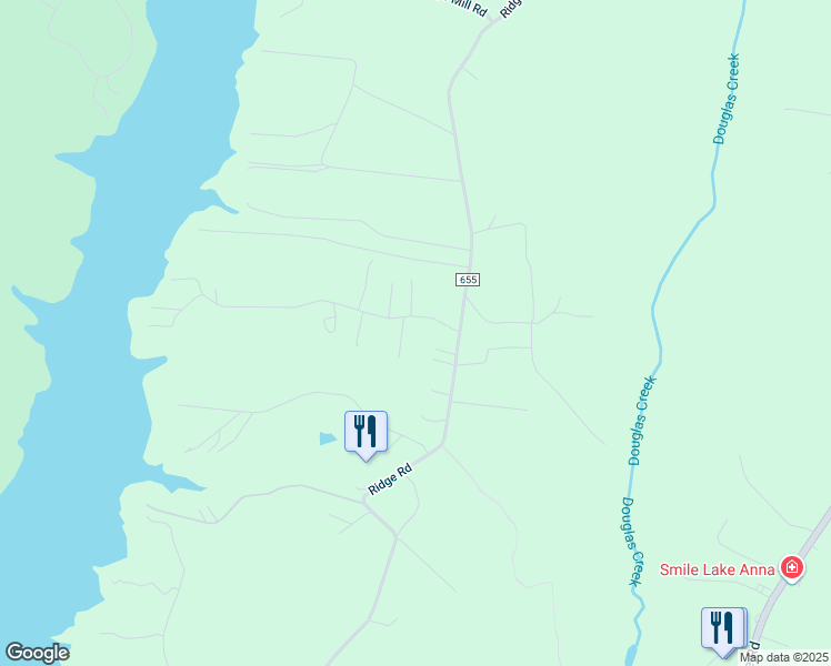 map of restaurants, bars, coffee shops, grocery stores, and more near 13320 Alva Brooks Lane in Spotsylvania Courthouse