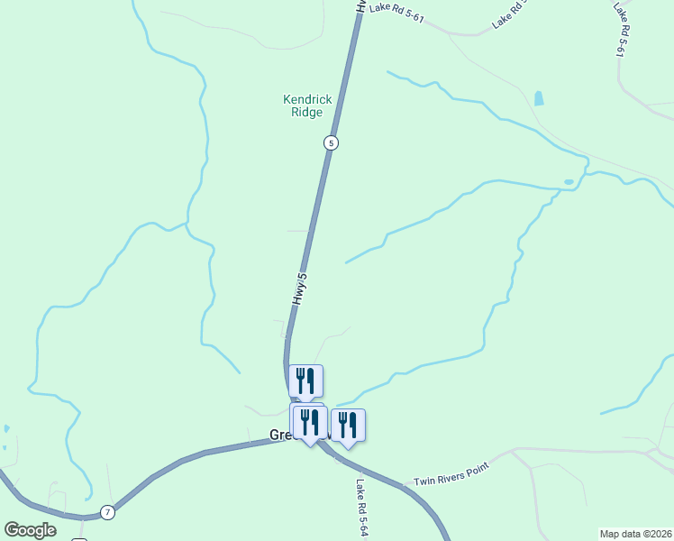 map of restaurants, bars, coffee shops, grocery stores, and more near 61 Roy Harman Drive in Camdenton