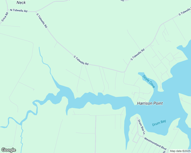 map of restaurants, bars, coffee shops, grocery stores, and more near 796 South Tidwells Road in Montross