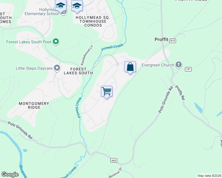 map of restaurants, bars, coffee shops, grocery stores, and more near 1113 Rustic Willow Lane in Charlottesville