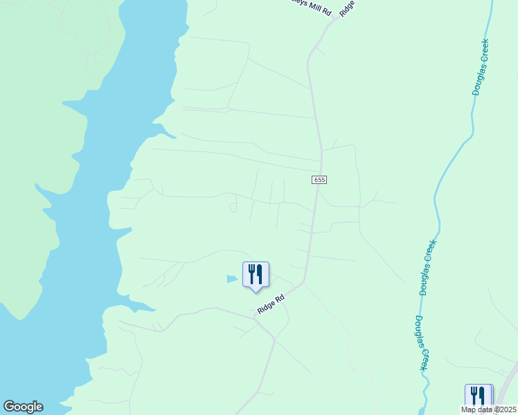 map of restaurants, bars, coffee shops, grocery stores, and more near 13404 Alva Brooks Lane in Spotsylvania