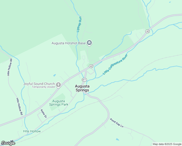 map of restaurants, bars, coffee shops, grocery stores, and more near 47 West Village Circle in Craigsville
