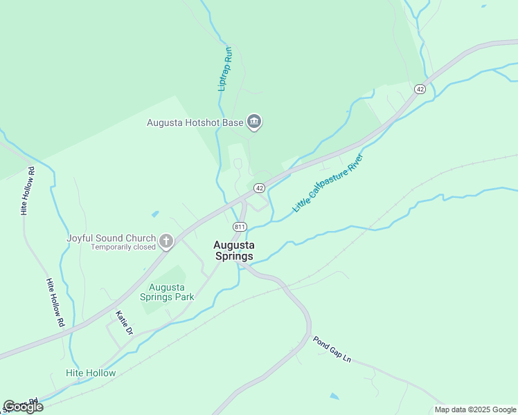 map of restaurants, bars, coffee shops, grocery stores, and more near 47 West Village Circle in Craigsville