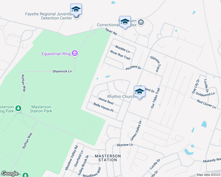 map of restaurants, bars, coffee shops, grocery stores, and more near 2865 Bay Colony Ln in Lexington