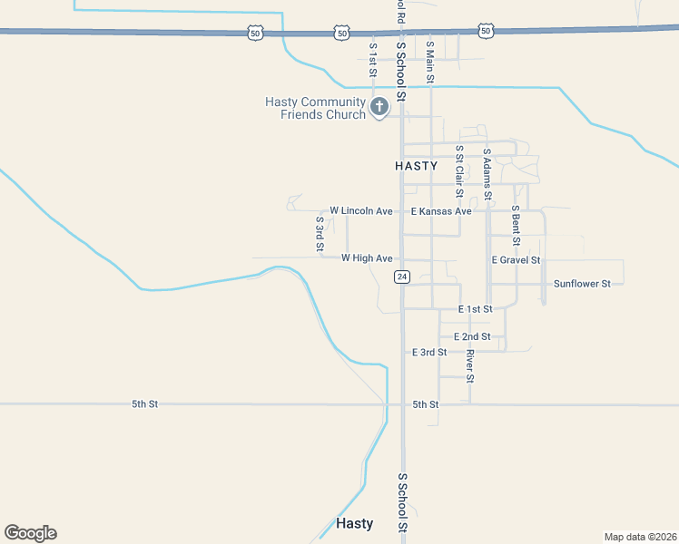 map of restaurants, bars, coffee shops, grocery stores, and more near 919 South 2nd Street in Bent County