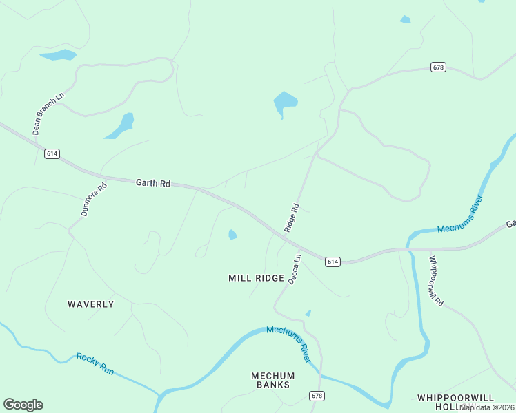 map of restaurants, bars, coffee shops, grocery stores, and more near 3221 State Route 614 in Charlottesville