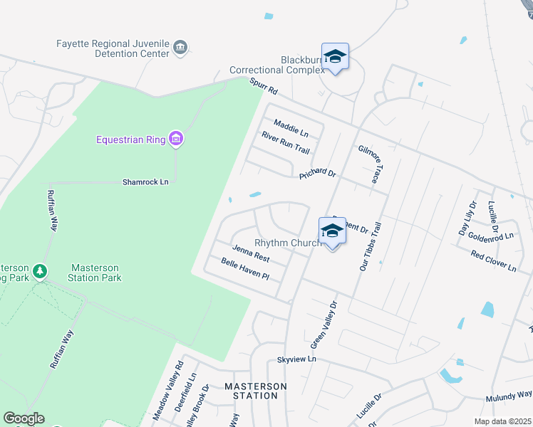 map of restaurants, bars, coffee shops, grocery stores, and more near 2865 Bay Colony Lane in Lexington