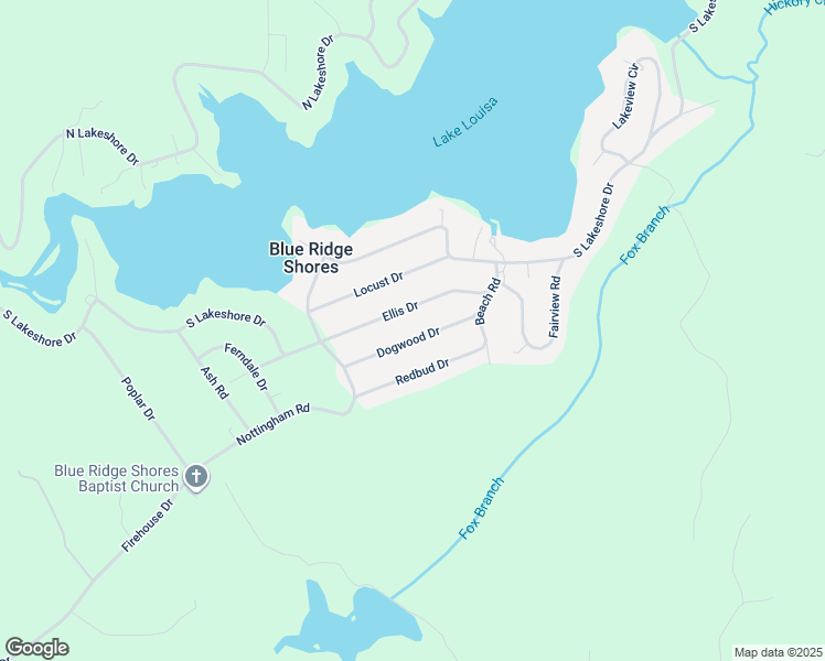 map of restaurants, bars, coffee shops, grocery stores, and more near 167 Dogwood Drive in Louisa