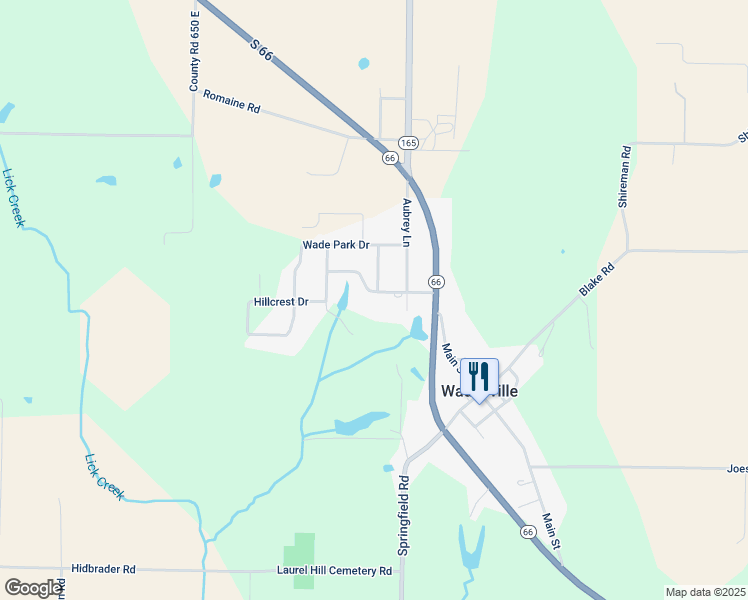 map of restaurants, bars, coffee shops, grocery stores, and more near 4601-4621 Meadow Lane in Wadesville