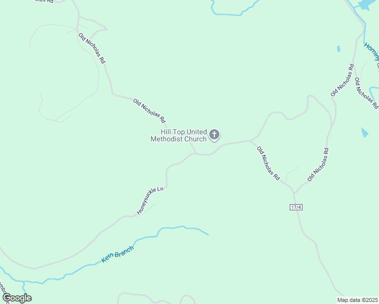 map of restaurants, bars, coffee shops, grocery stores, and more near 2802 Snowhill Road in Mount Nebo