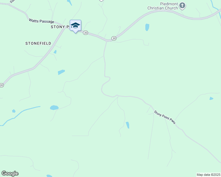 map of restaurants, bars, coffee shops, grocery stores, and more near 3840 Stony Point Pass in Keswick