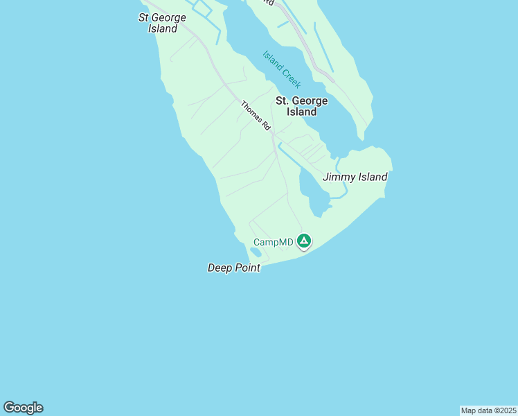 map of restaurants, bars, coffee shops, grocery stores, and more near 16041 Camp Merryelande Road in Piney Point