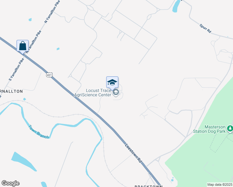 map of restaurants, bars, coffee shops, grocery stores, and more near 3591 Leestown Road in Lexington