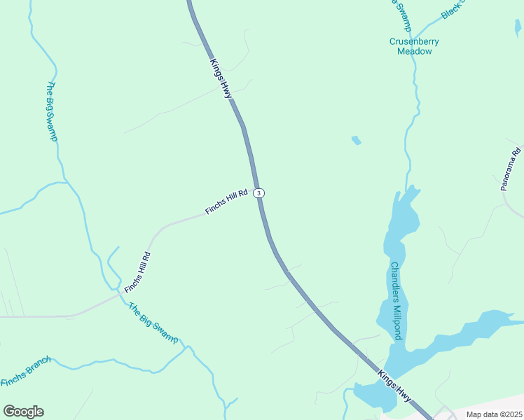 map of restaurants, bars, coffee shops, grocery stores, and more near Kings Highway in Montross