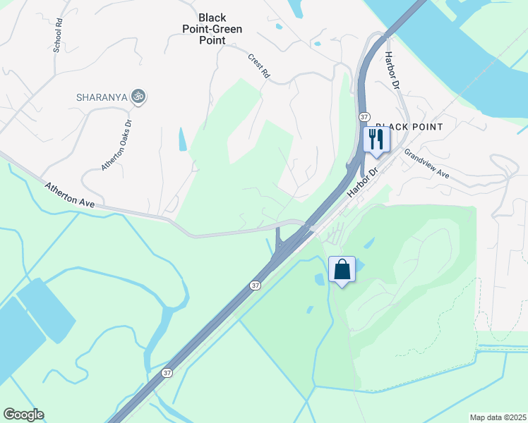 map of restaurants, bars, coffee shops, grocery stores, and more near 31 Glen Road in Novato