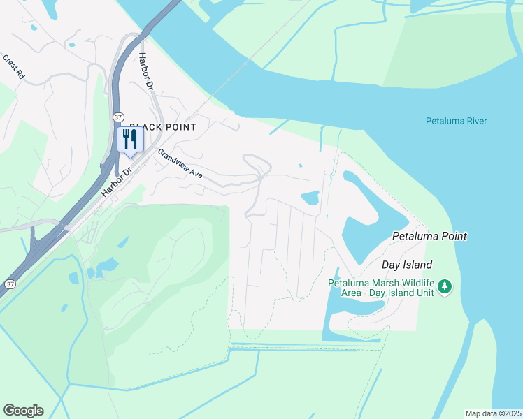 map of restaurants, bars, coffee shops, grocery stores, and more near 52 Iolanthus Avenue in Novato