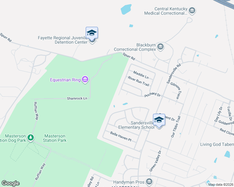 map of restaurants, bars, coffee shops, grocery stores, and more near 1076 Winding Oak Trail in Lexington