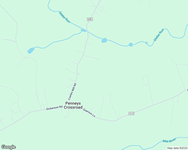 map of restaurants, bars, coffee shops, grocery stores, and more near 5411 Towles Mill Road in Partlow