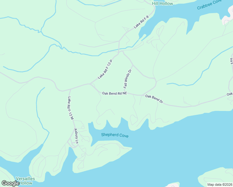 map of restaurants, bars, coffee shops, grocery stores, and more near Oak Bend Road Northeast in Camden County