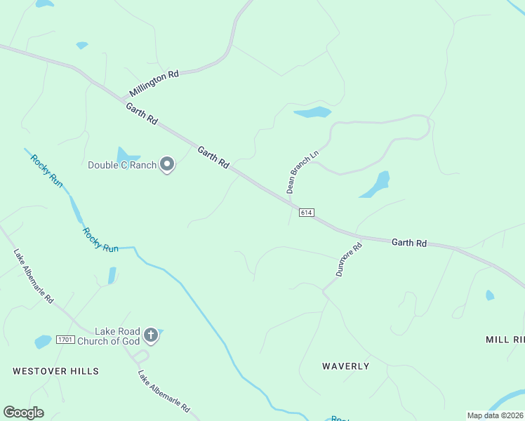 map of restaurants, bars, coffee shops, grocery stores, and more near 3591 Garth Road in Charlottesville