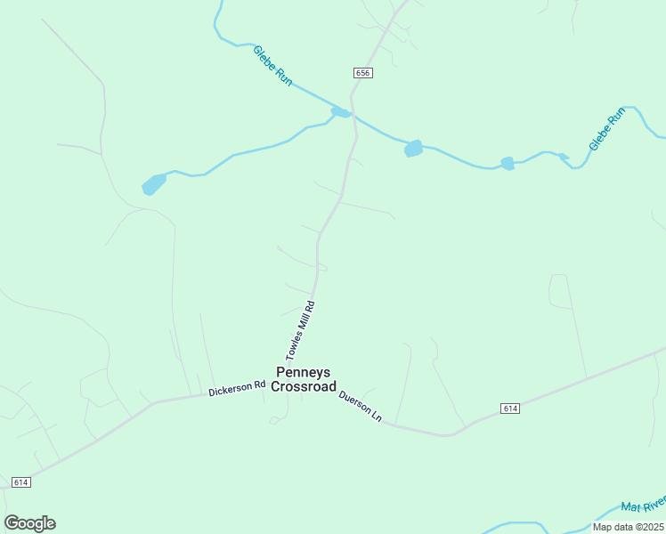 map of restaurants, bars, coffee shops, grocery stores, and more near 5421 Towles Mill Road in Partlow