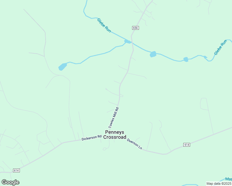 map of restaurants, bars, coffee shops, grocery stores, and more near 5414 Towles Mill Road in Partlow
