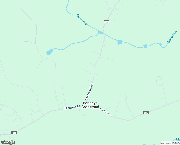 map of restaurants, bars, coffee shops, grocery stores, and more near 5414 Towles Mill Road in Partlow