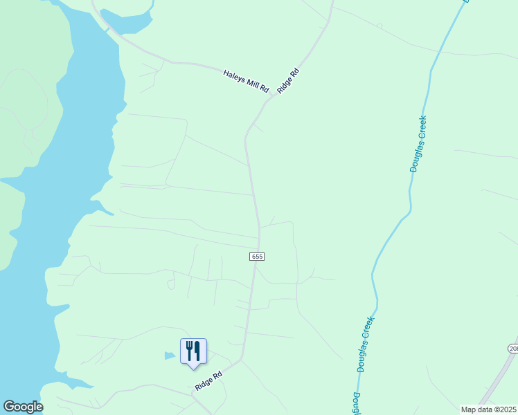 map of restaurants, bars, coffee shops, grocery stores, and more near 5233 Ridge Road in Spotsylvania