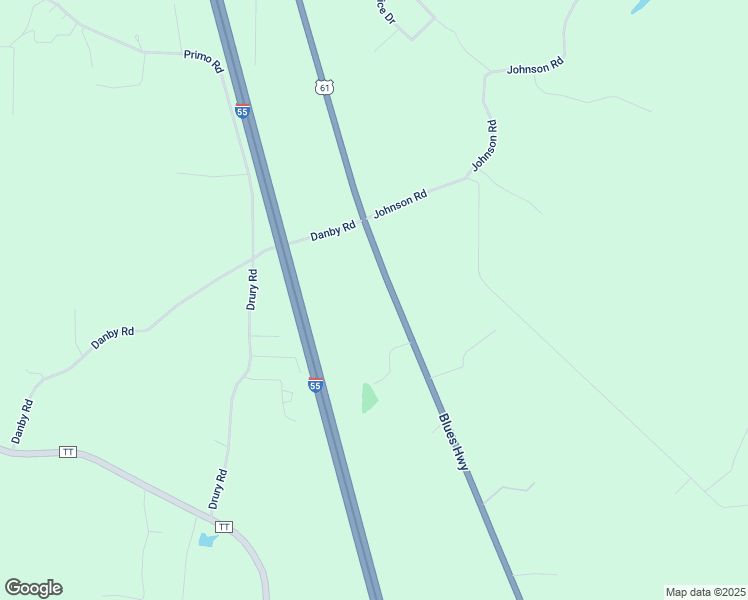 map of restaurants, bars, coffee shops, grocery stores, and more near 4319 U.S. 61 in Bloomsdale