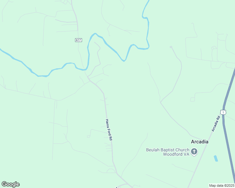 map of restaurants, bars, coffee shops, grocery stores, and more near 5407 Hams Ford Road in Woodford
