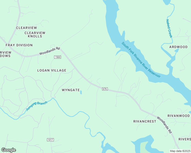 map of restaurants, bars, coffee shops, grocery stores, and more near 570 Woodlands Road in Charlottesville