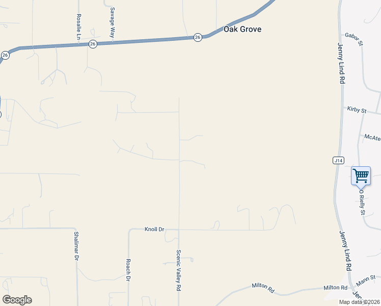 map of restaurants, bars, coffee shops, grocery stores, and more near 9973 Scenic Valley Road in Valley Springs