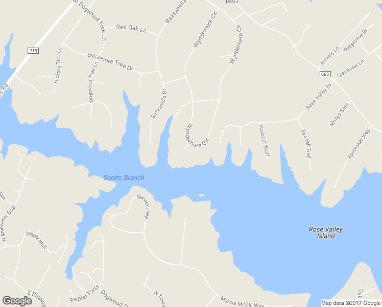 map of restaurants, bars, coffee shops, grocery stores, and more near 5401 Wyndemere Circle in Mineral