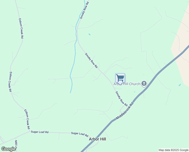 map of restaurants, bars, coffee shops, grocery stores, and more near 168 Smoky Row Road in Staunton