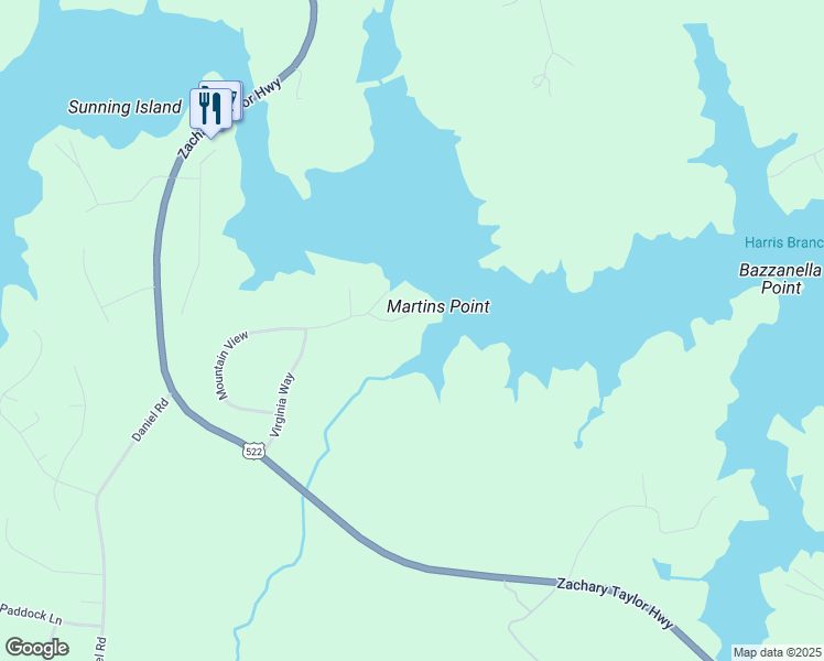 map of restaurants, bars, coffee shops, grocery stores, and more near 556 Mountain View in Mineral