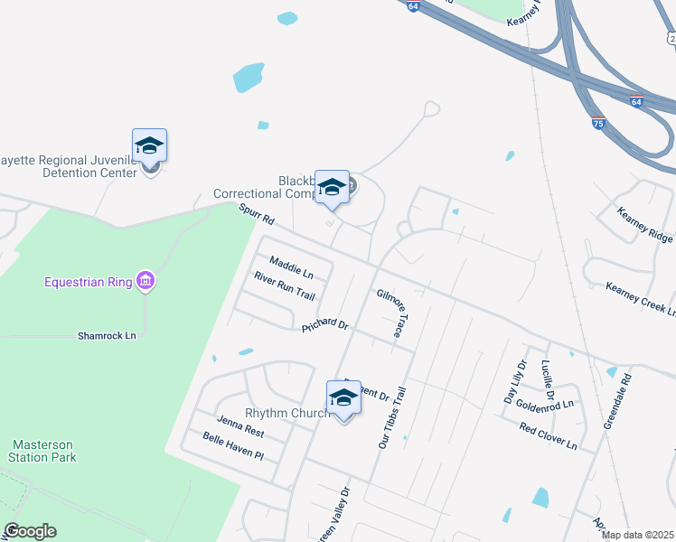 map of restaurants, bars, coffee shops, grocery stores, and more near 861 White Wood Flat in Lexington
