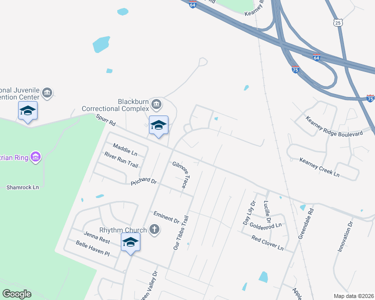 map of restaurants, bars, coffee shops, grocery stores, and more near 3165 Sandersville Rd in Lexington