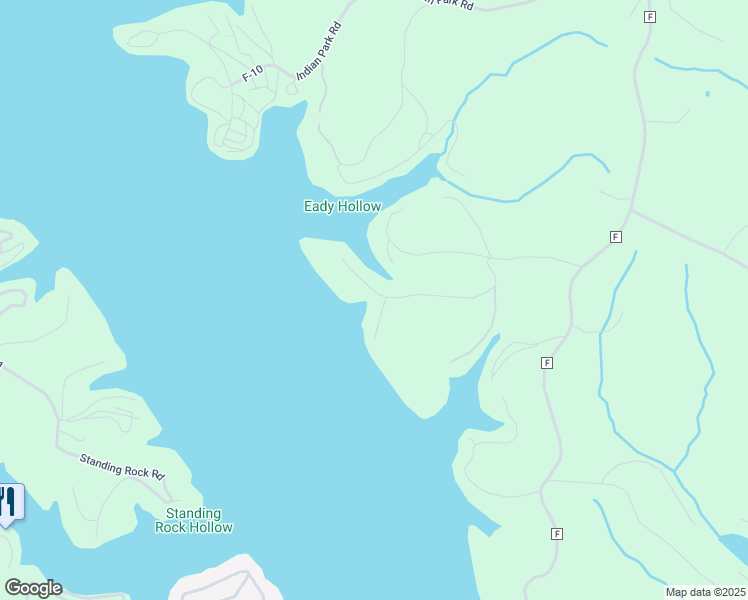 map of restaurants, bars, coffee shops, grocery stores, and more near 568 Zack Wheat Drive in Sunrise Beach