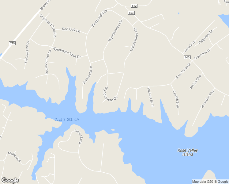 map of restaurants, bars, coffee shops, grocery stores, and more near 5412 Wyndemere Circle in Mineral