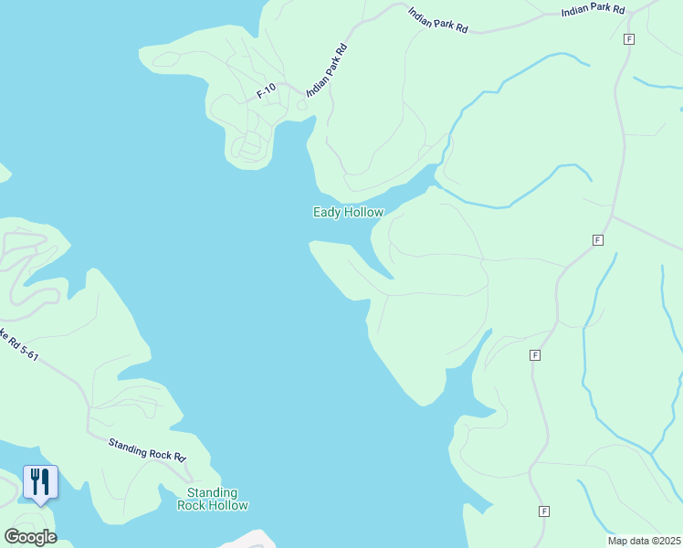 map of restaurants, bars, coffee shops, grocery stores, and more near 662 Zack Wheat Drive in Sunrise Beach