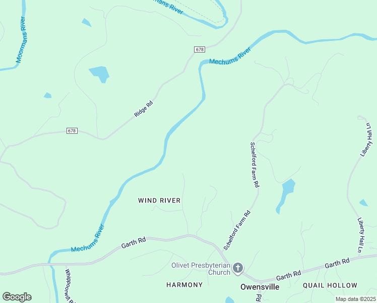 map of restaurants, bars, coffee shops, grocery stores, and more near 2645 Wind River Road in Charlottesville